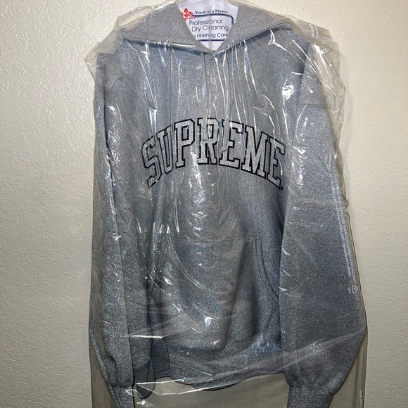 Supreme Metallic Arc Hooded Sweatshirt Size Large - Picture 12 of 12